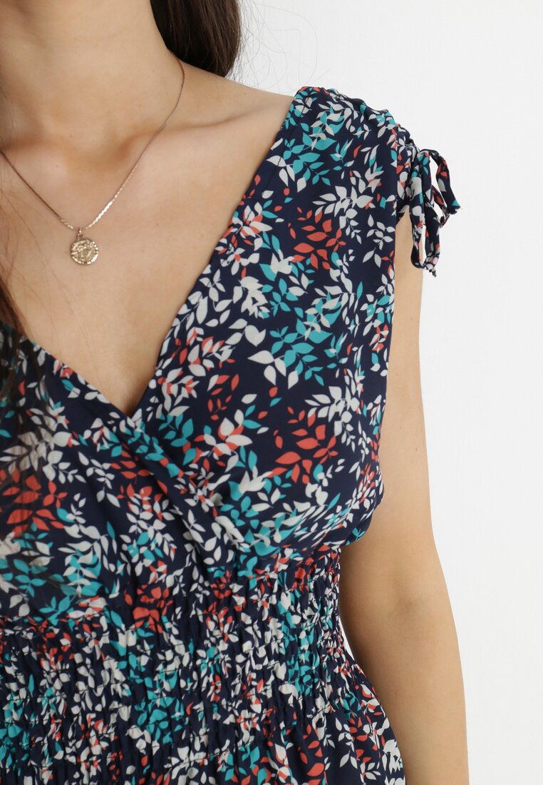 Granatowa Sukienka Soursa