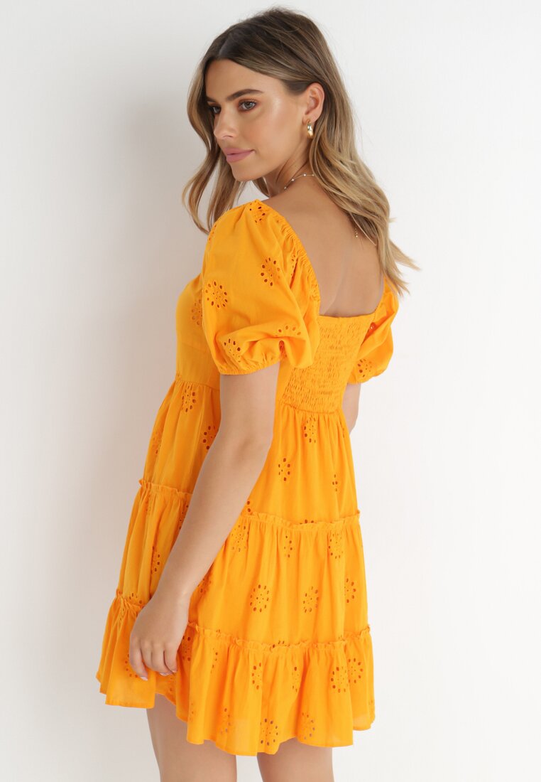 Pomarańczowa Sukienka Endaea