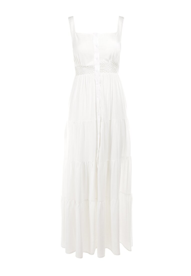 Biała Sukienka Fahiza