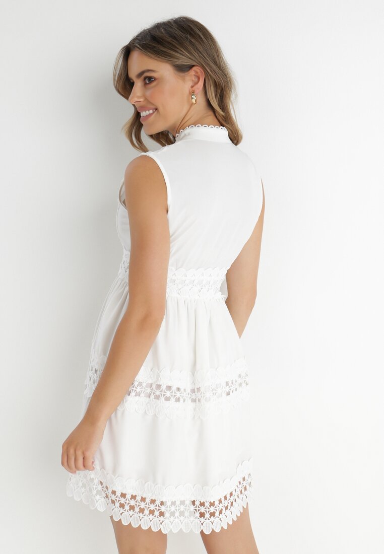 Biała Sukienka Ashiriel