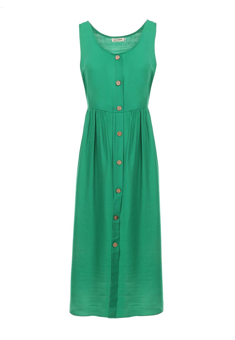 Zielona Sukienka z Wiskozy Vonna