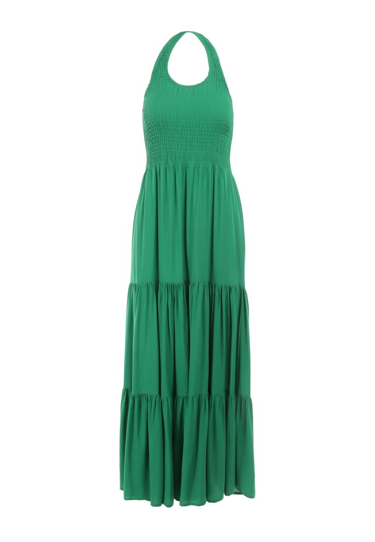 Zielona Sukienka z Wiskozy Inesh