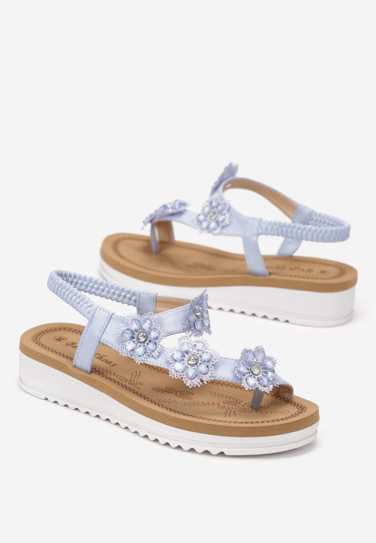 Niebieskie Sandały Bomky