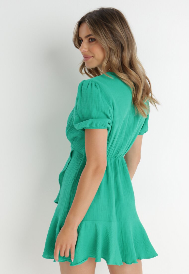 Zielona Sukienka Bawełniana Noppey