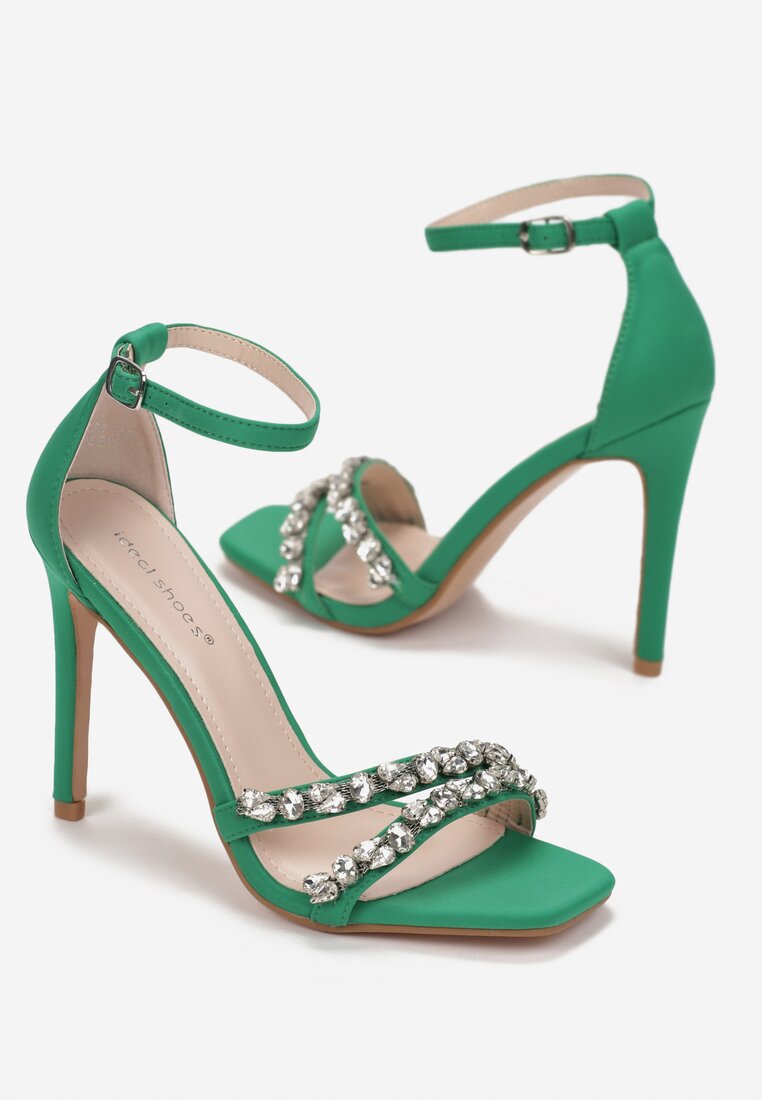 Zielone Sandały Aedasia