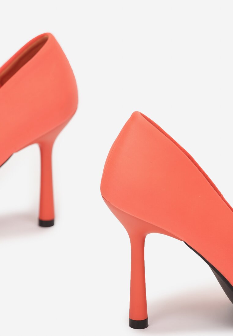 Pantofi stiletto Portocalii