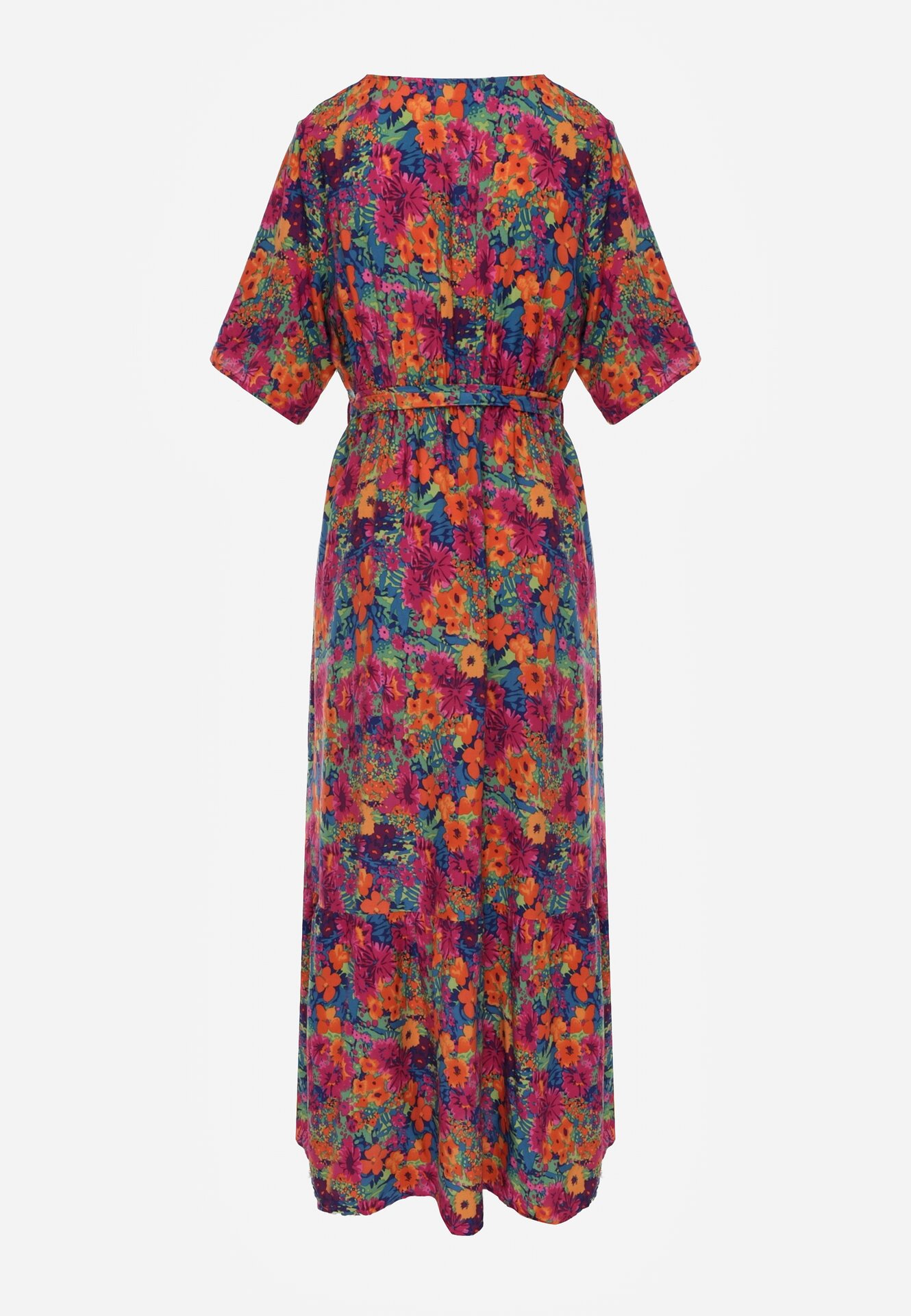 Różowa Sukienka z Wiskozy Cliera