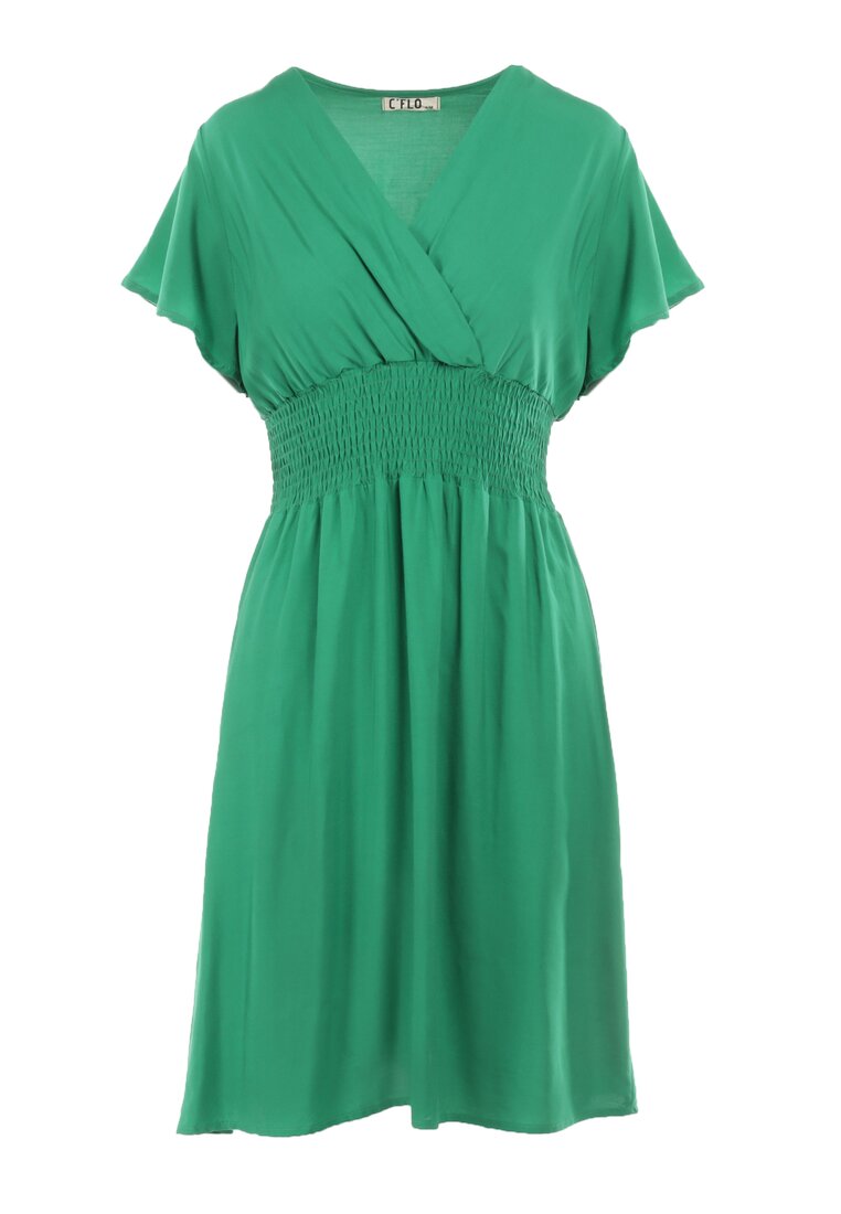 Zielona Sukienka z Wiskozy Saede