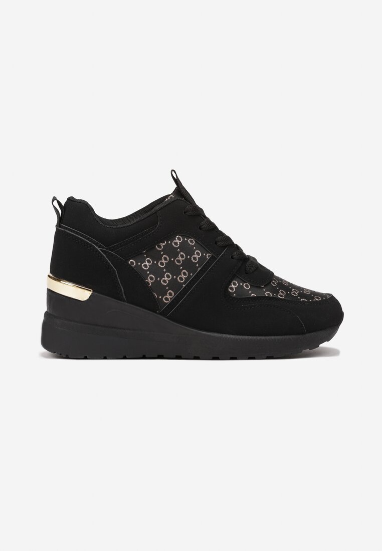 Czarne Sneakersy Tyrysus