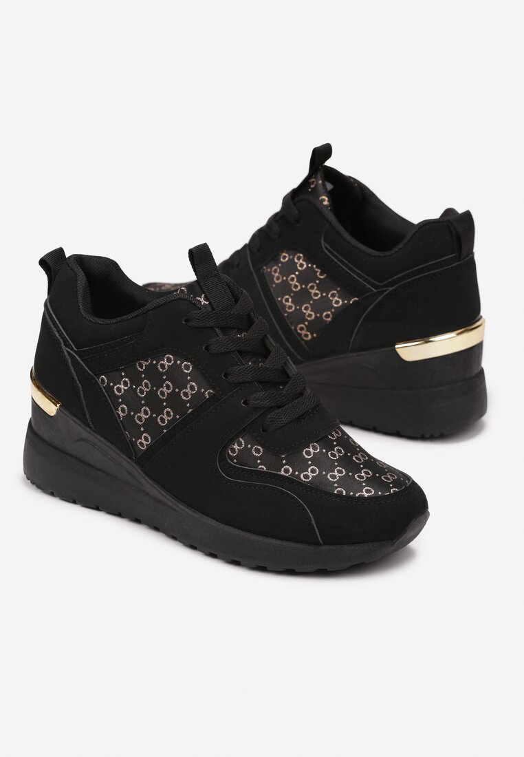 Czarne Sneakersy Tyrysus