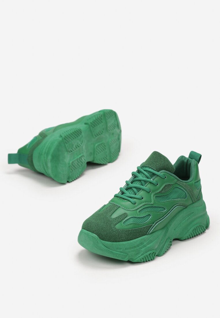 Zielone Sneakersy Mortier