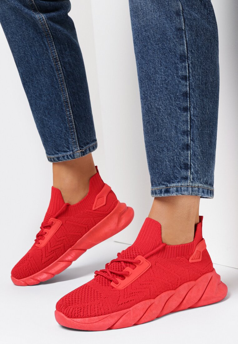 Czerwone Buty Sportowe Odocus