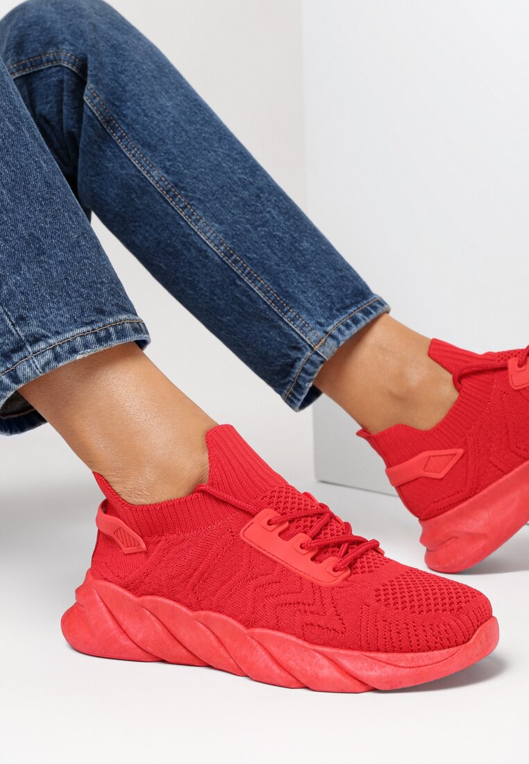 Czerwone Buty Sportowe Odocus