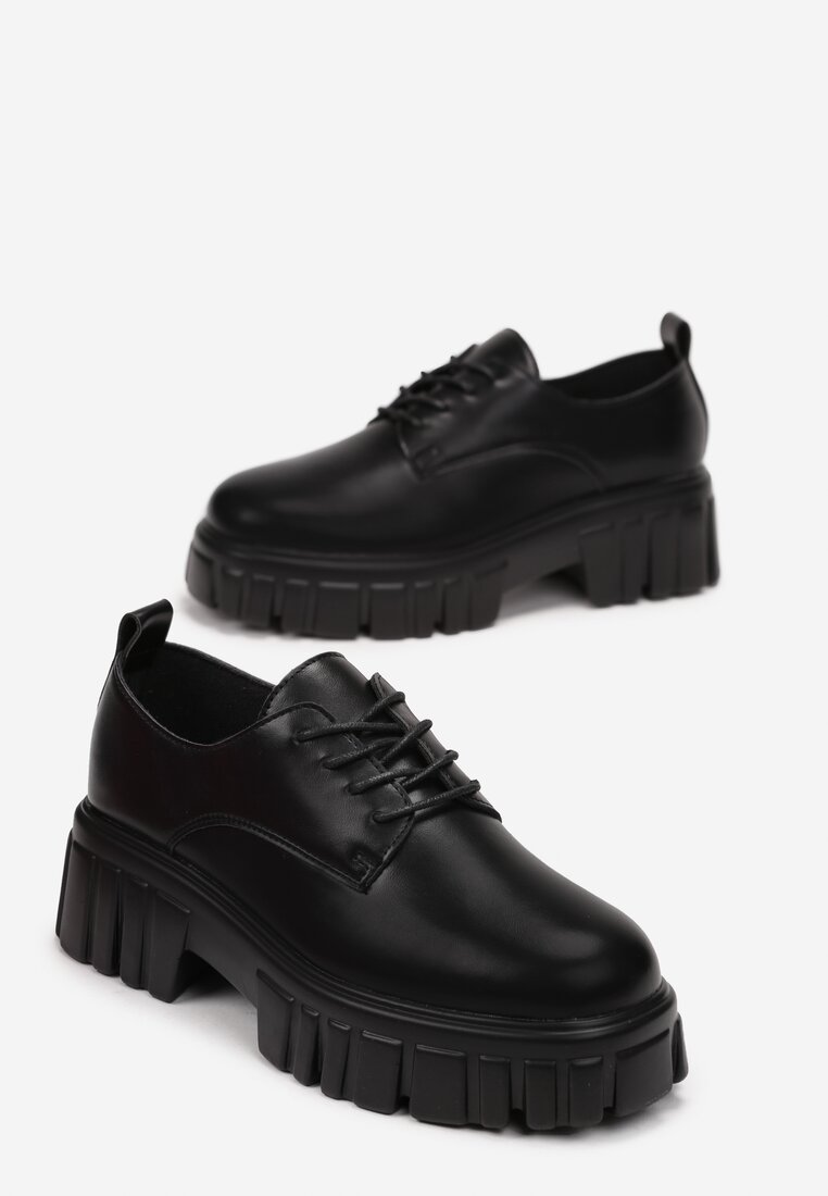 Czarne Półbuty Lentula