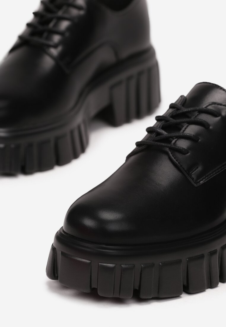 Czarne Półbuty Lentula