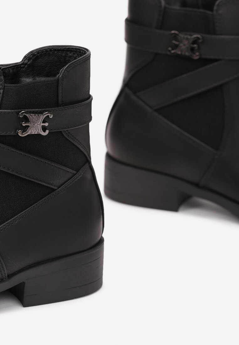 Czarne Botki Chrisanne