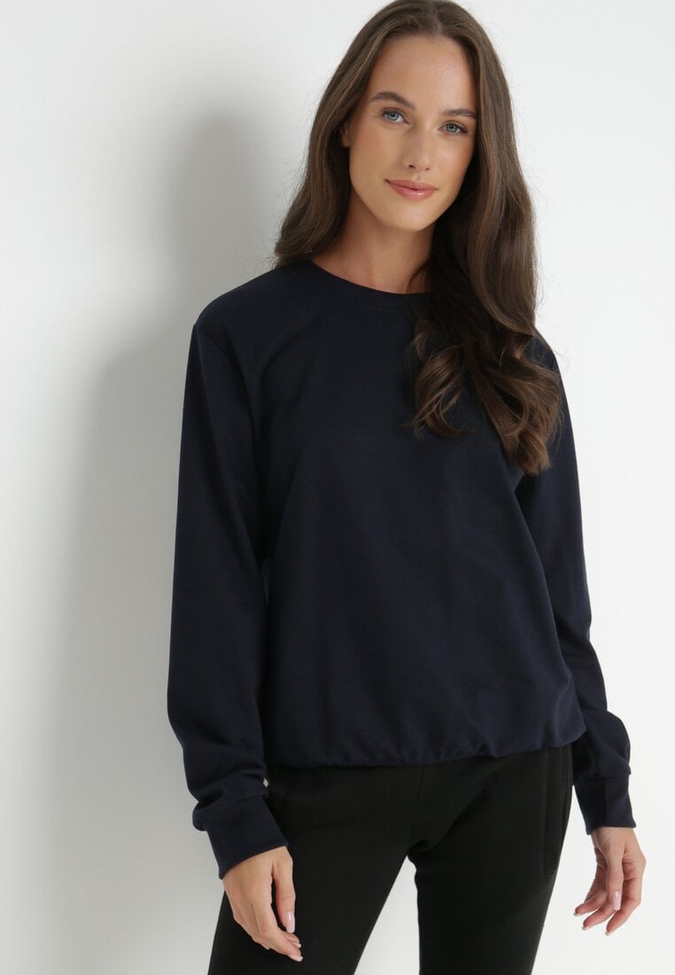 Granatowa Bluza Voeum