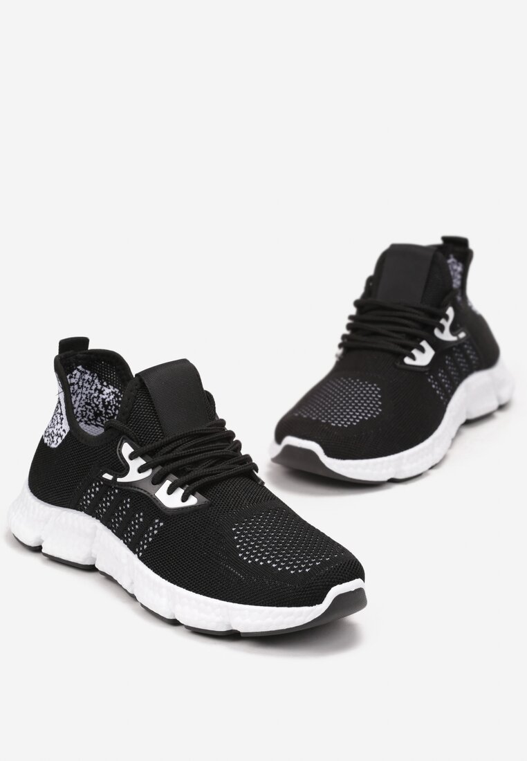 Czarne Buty Sportowe Milonia