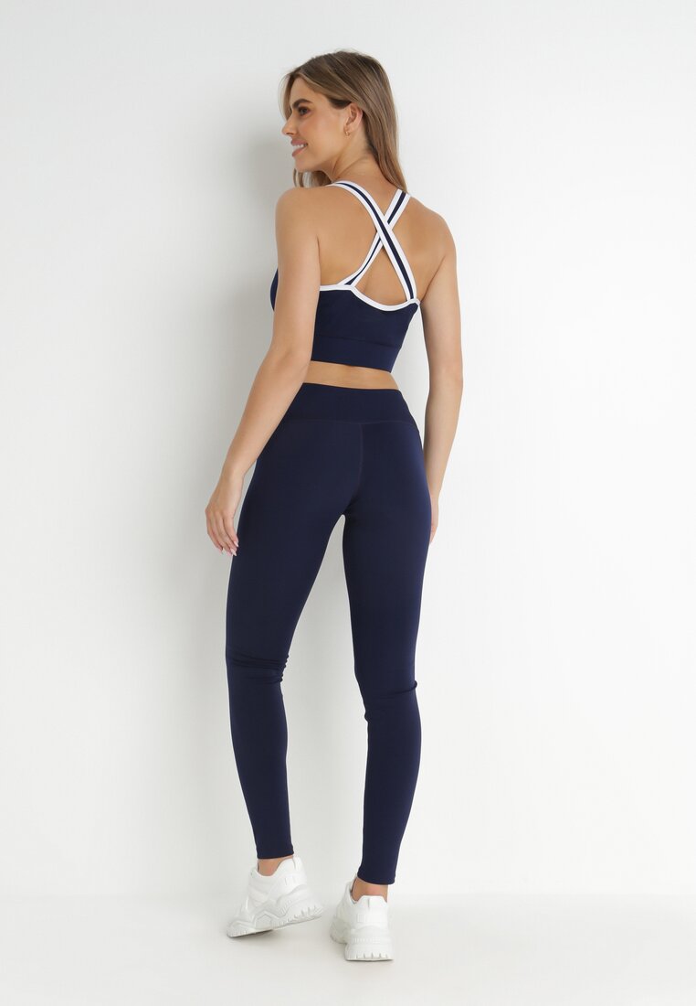 Tengerész kék Fitness szett