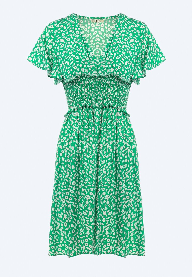 Zielona Sukienka z Wiskozy Meros