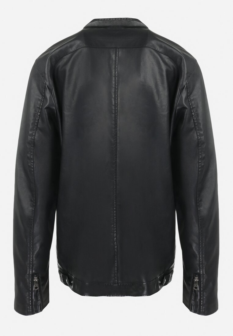 Czarna Kurtka Ramoneska Rosionn