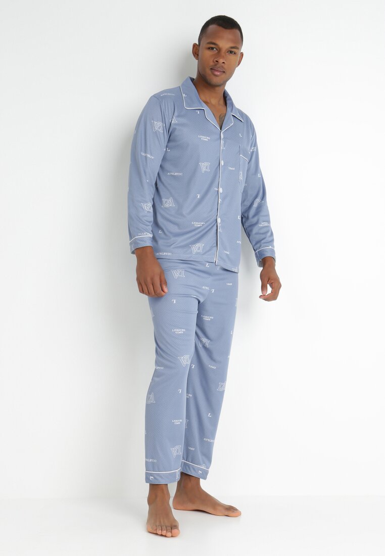Niebieska 2-częściowa Piżama Naanti