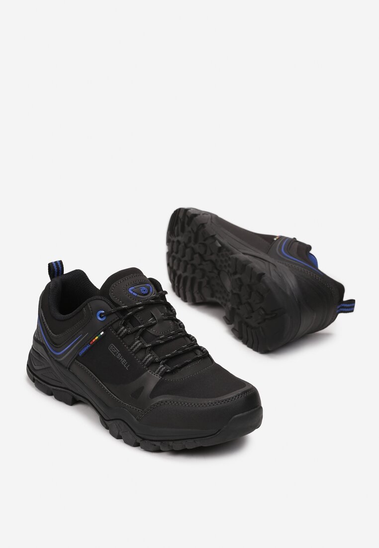 Pantofi trekking Negru cu albastru