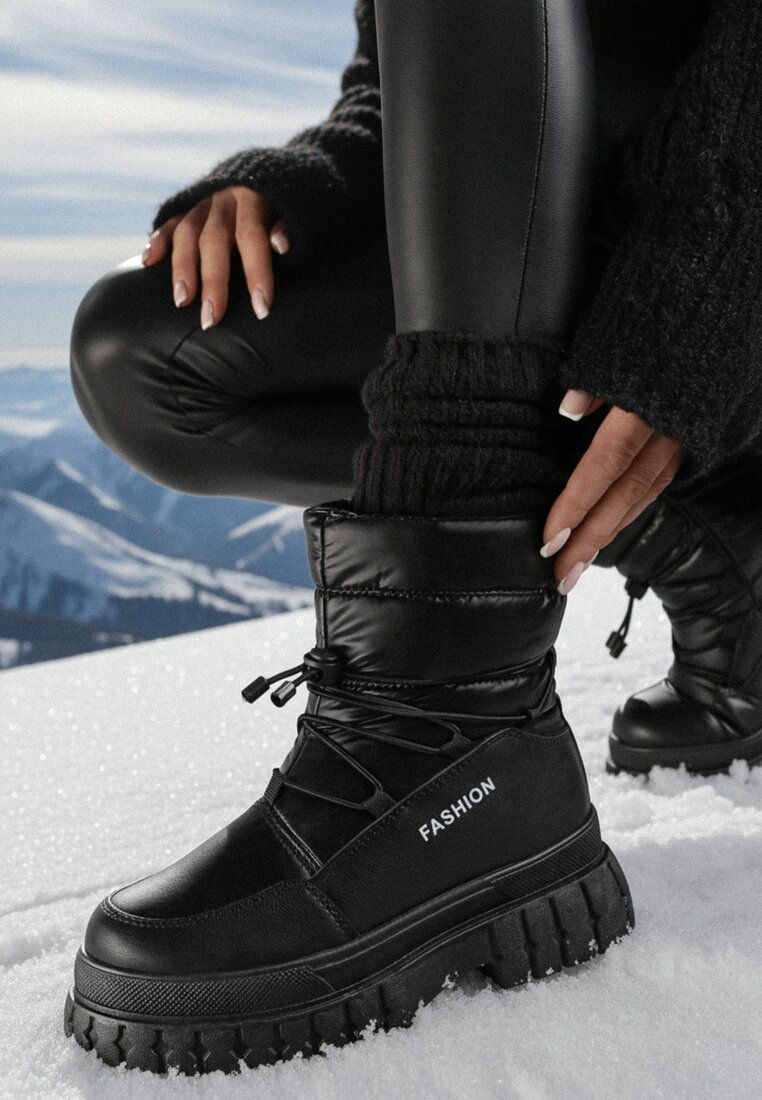 Czarne Śniegowce Mouset