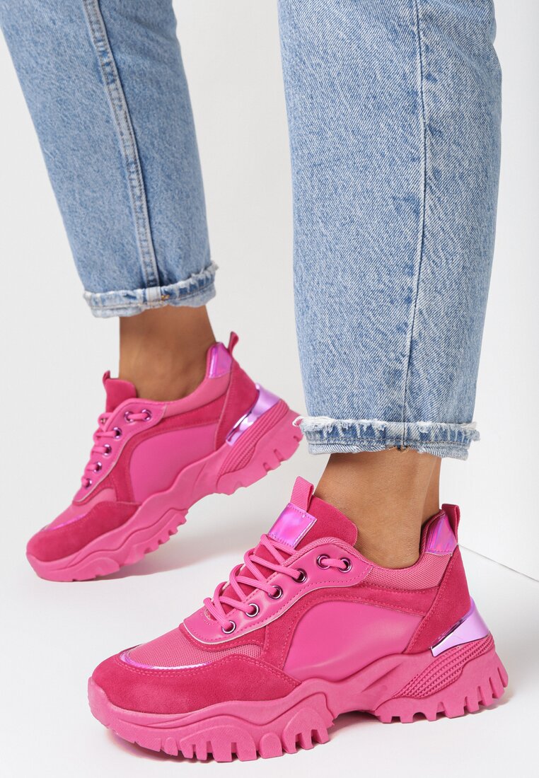 Różowe Sneakersy Achonia