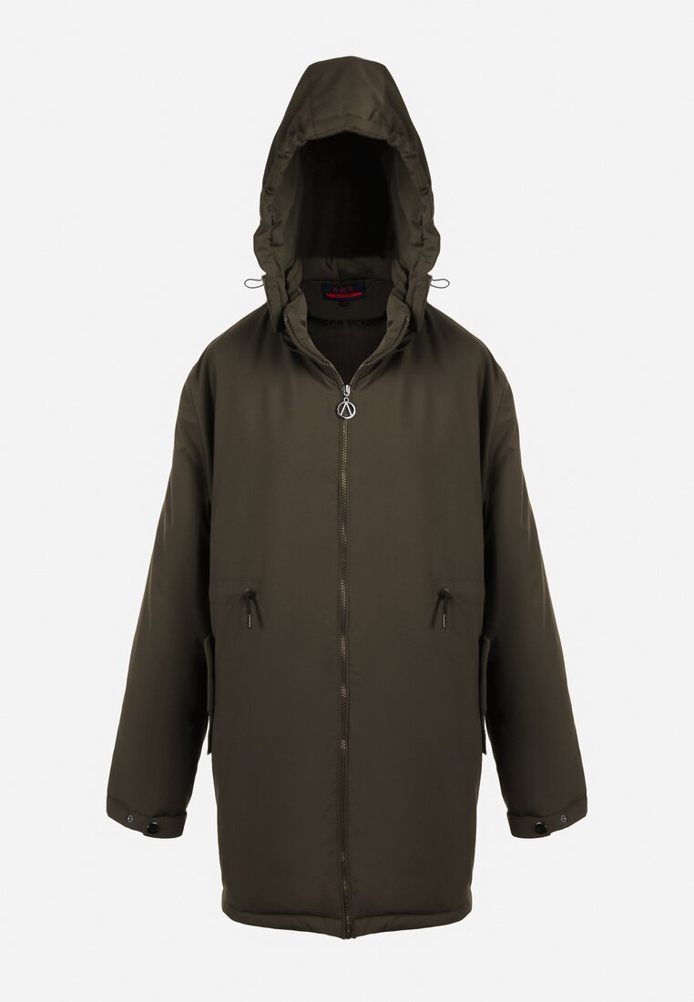 Ciemnozielona Kurtka Parka Hiza