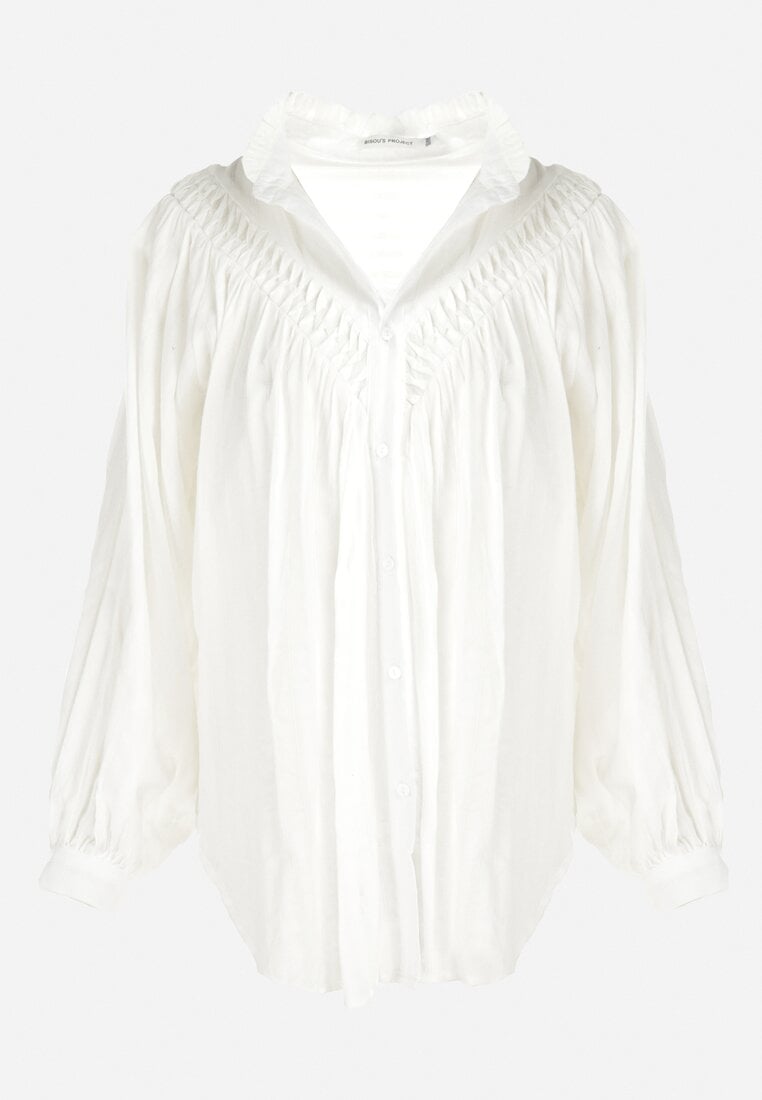 Biała Koszula Oversize Megona