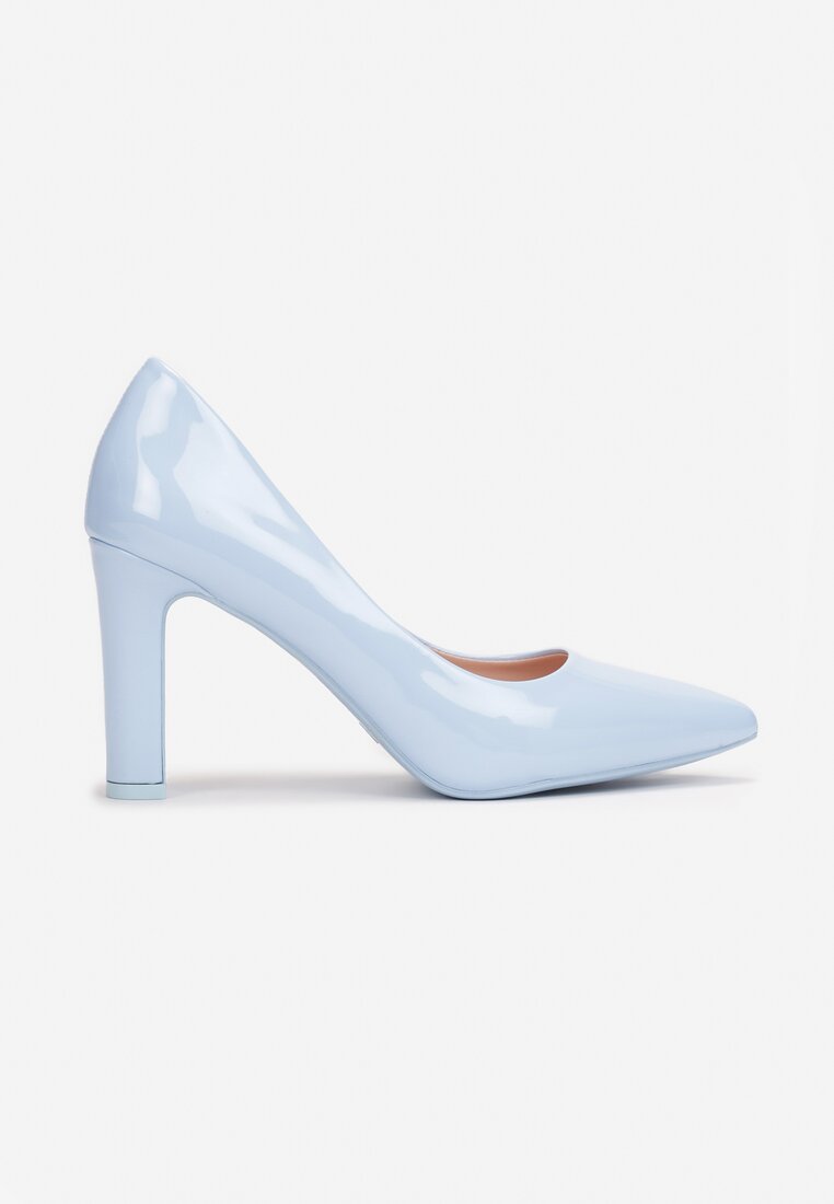 Pantofi cu toc Albastru deschis