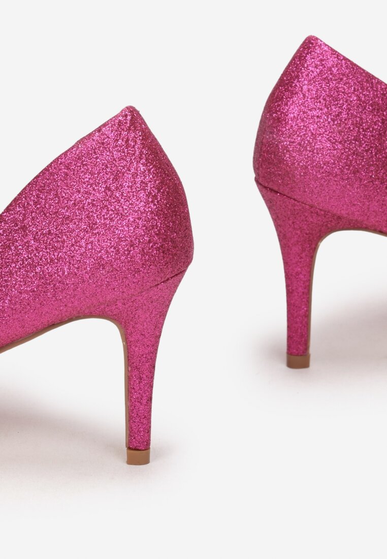 Pantofi cu toc Fucsia