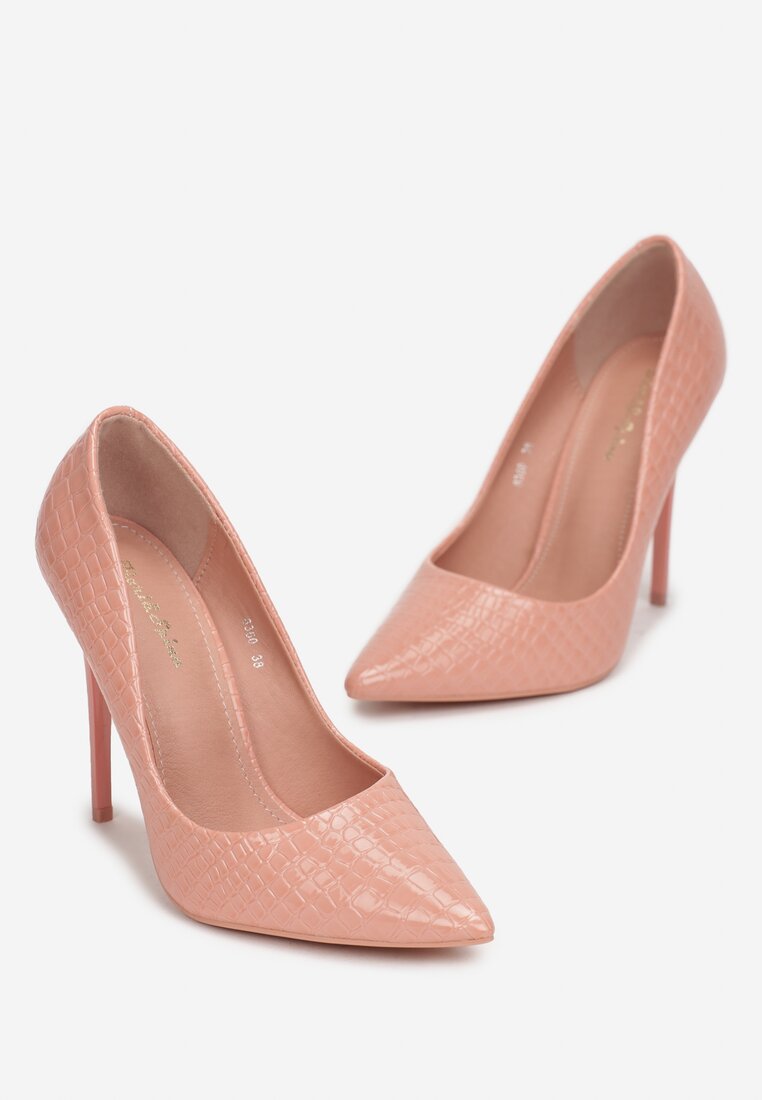 Pantofi stiletto Roz