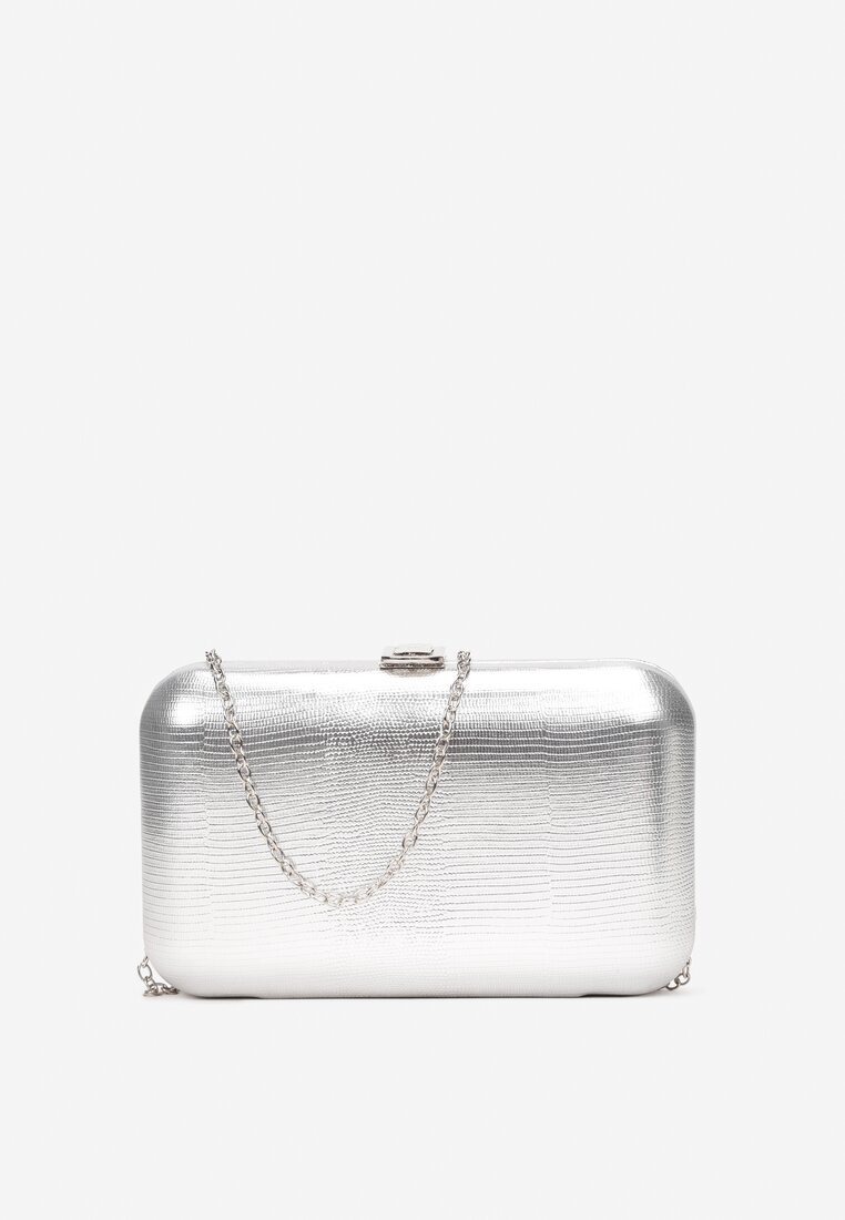 Srebrna Torebka Kopertówka z Łańcuszkiem Zemira