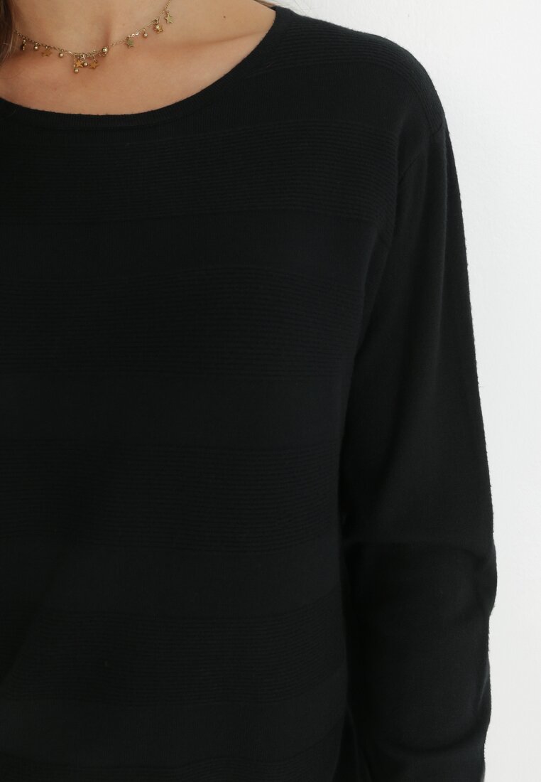 Czarny Sweter Oversize Japhia