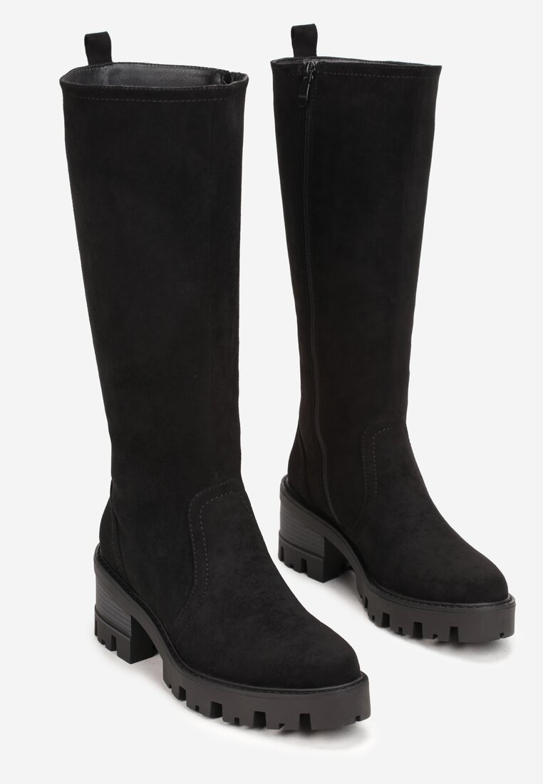 Czarne Kozaki przed Kolano na Słupku Gloiumed