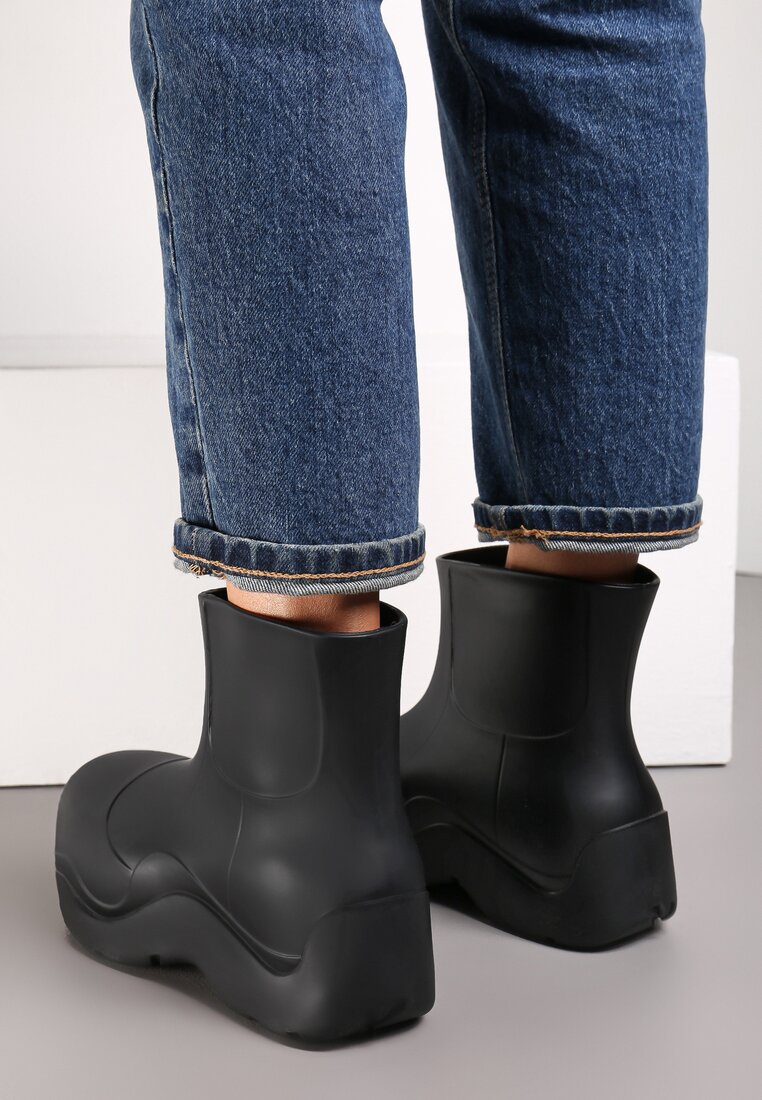Czarne Kalosze Gumowe Jenifry