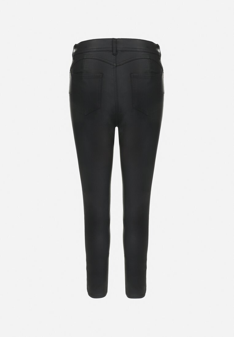 Czarne Spodnie Skinny Push Up Zami