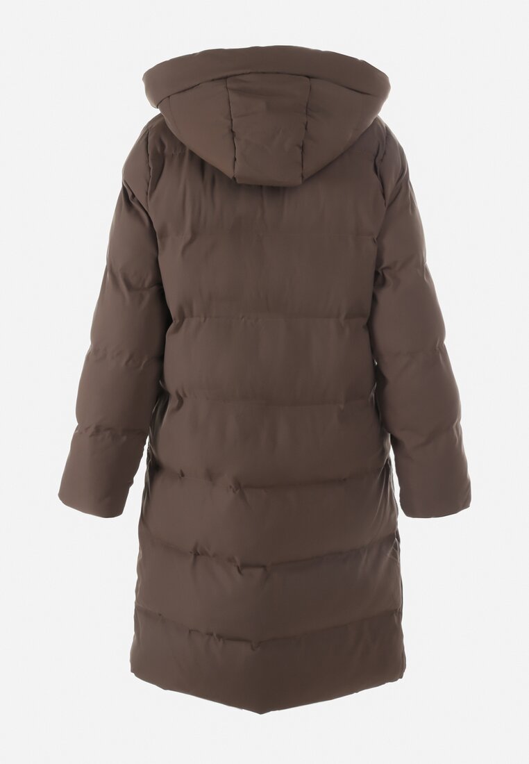 Brązowa Kurtka Pikowana Onnwuen