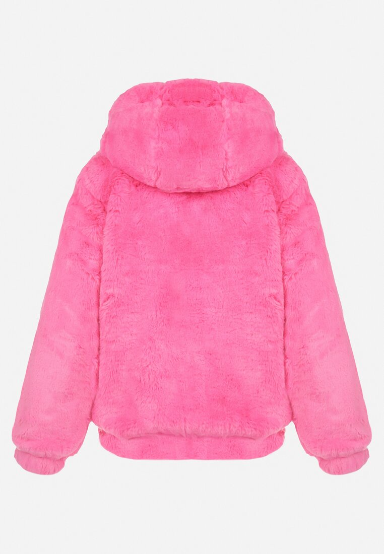 Fuksjowa Kurtka Futerko Teddy Oversize Denon