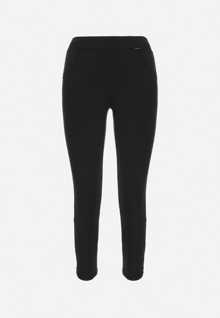 Czarne Legginsy z Kieszeniami Mayfly