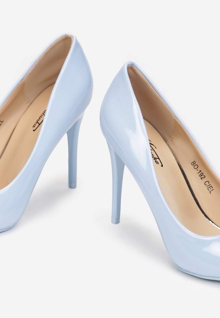 Pantofi stiletto Albastru deschis