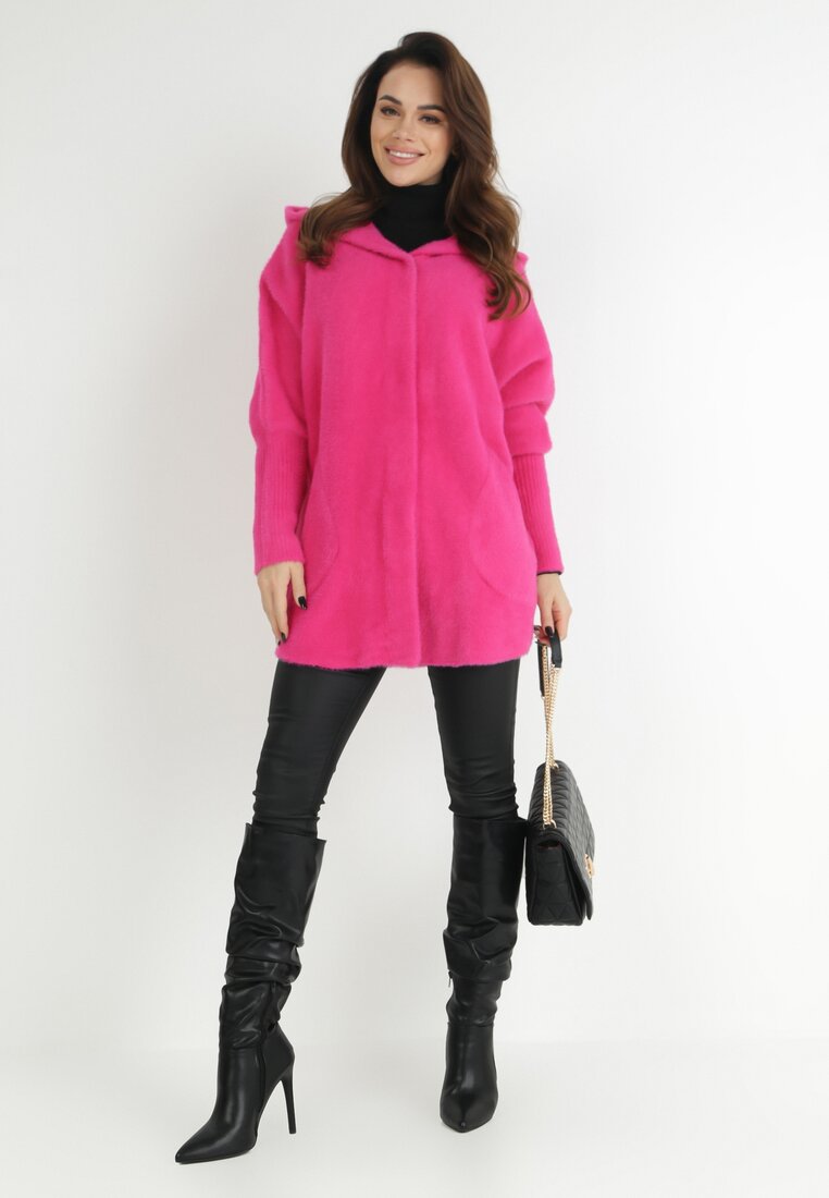 Cardigan Fucsia