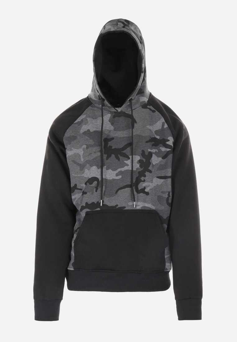 Ciemnoszara Bluza Moro z Kapturem Briallen