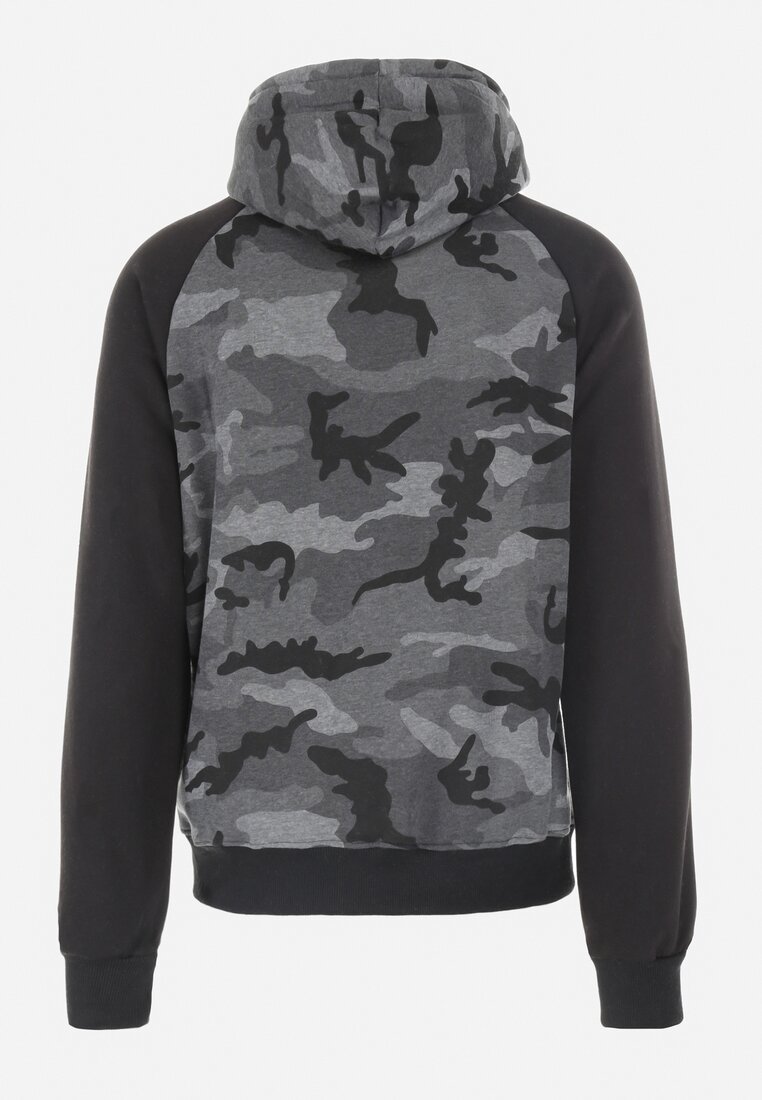 Ciemnoszara Bluza Moro z Kapturem Briallen