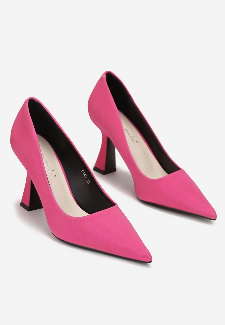 Pantofi cu toc Fucsia