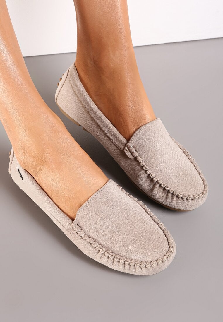 Beżowe Mokasyny Elvire