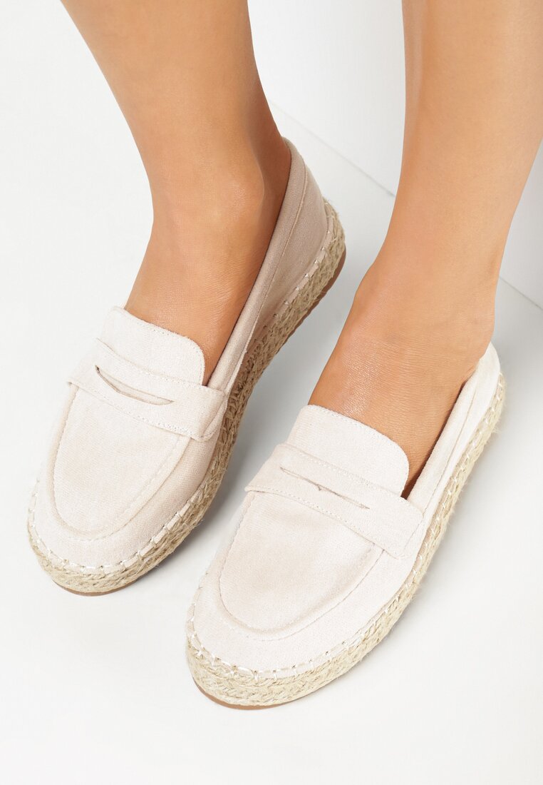 Espadrile Bej