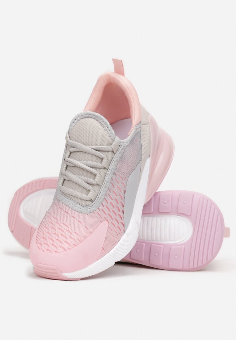 Sneakers Gri cu roz